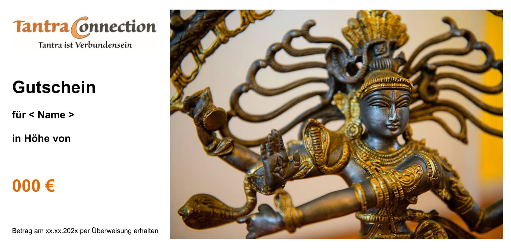 Gutschein TantraConnection Wert